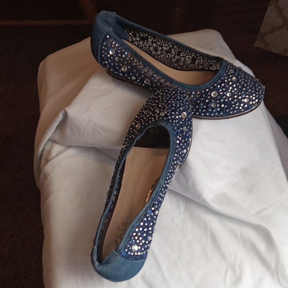 Blue flats